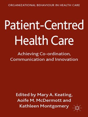 cover image of Patient-Centred Health Care